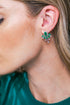 green-starburst-fan-stud-earrings Flying Tomato-Sophia's StyleEARRINGS-1
